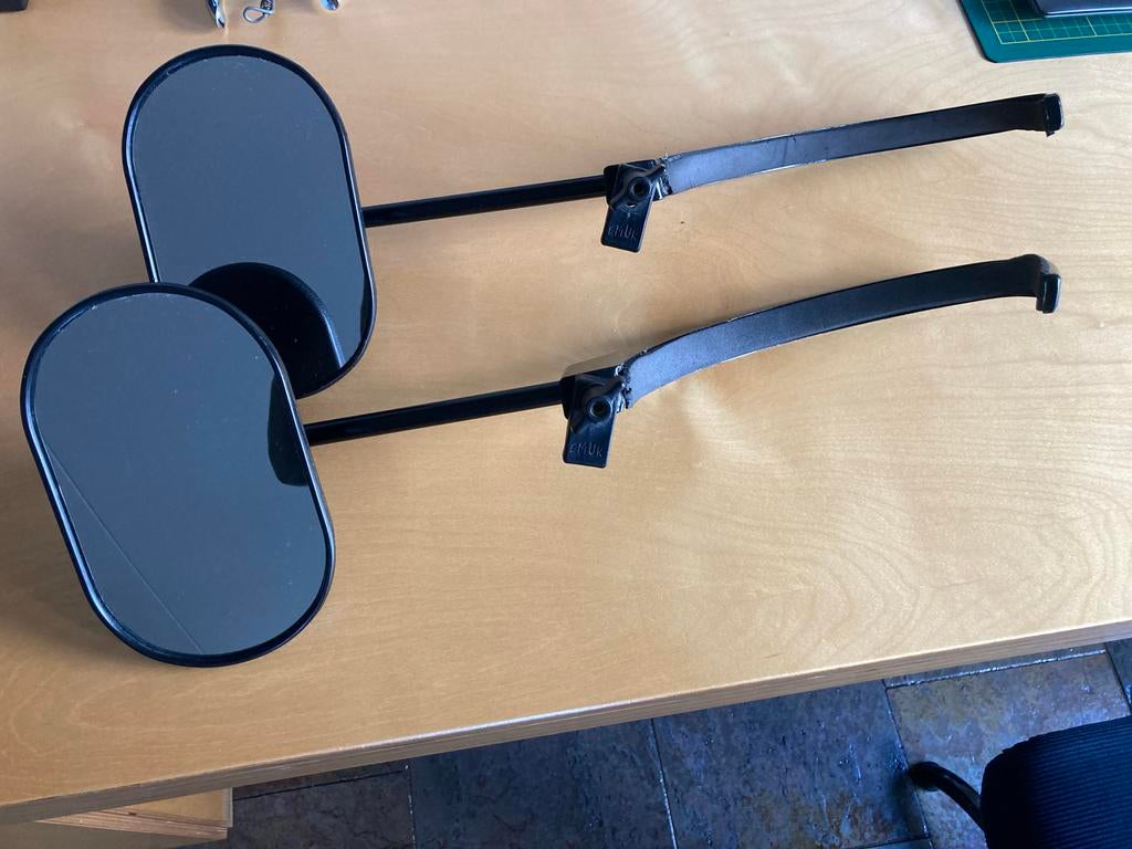 Emuk caravanspiegels voor VW Tiguan 11-2007 / 12-2015, Ophalen of Verzenden, Zo goed als nieuw