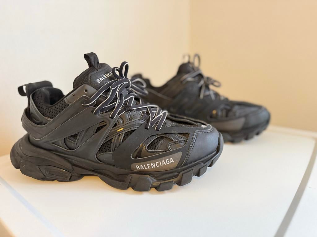 Balenciaga Track Sneakers Zwart - Maat 40, Kleding | Heren, Schoenen, Ophalen of Verzenden, Gedragen, Zwart, Sneakers of Gympen