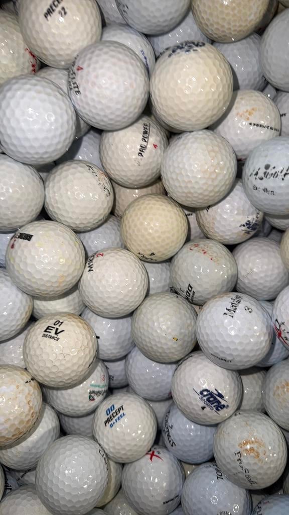 Gebruikte golfballen mix 200 stuks omega deal, Ophalen of Verzenden, Zo goed als nieuw, Bal(len)