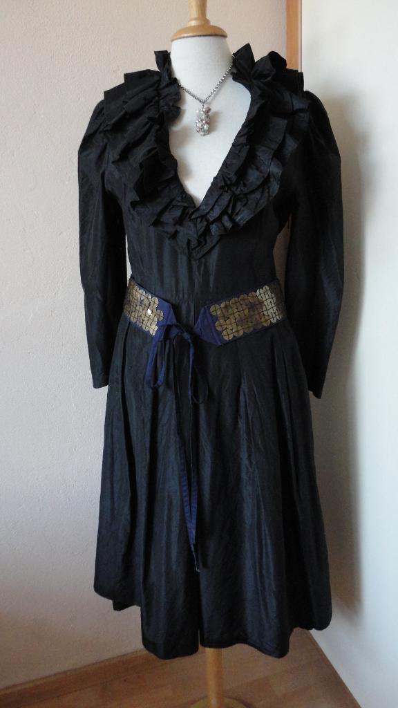 Studio-Dress jurk met Cora Kemperman centuur maat 36/38, Cora Kemperman+Didi+Art, Verzenden, Zwart, Zo goed als nieuw