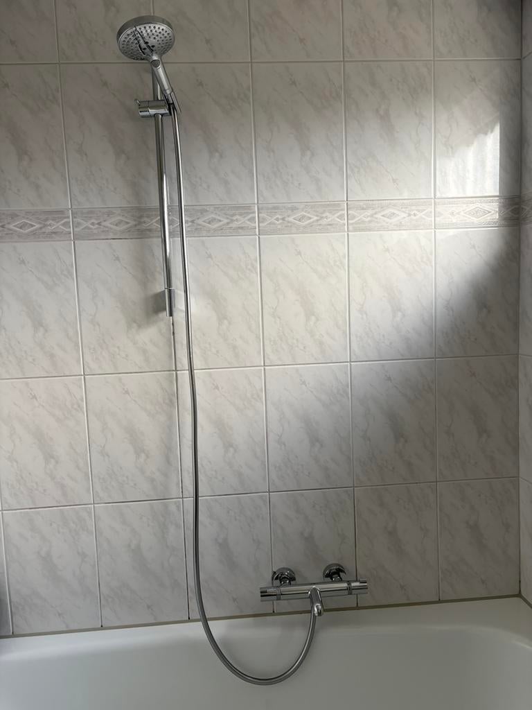 Thermostatische bad/douchekraan met handdouche, Ophalen, Gebruikt