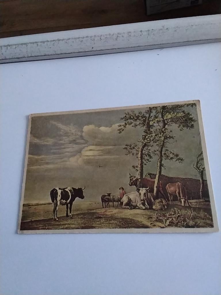 PAULUS POTTER.      RUSTEND VEE, Ophalen of Verzenden, 1980 tot heden, Overige thema's