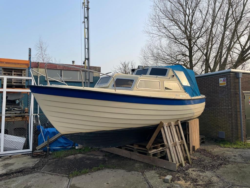 Risør 23 noorse spitsgatter, Watersport en Boten, Ophalen, Gebruikt, Diesel, Polyester