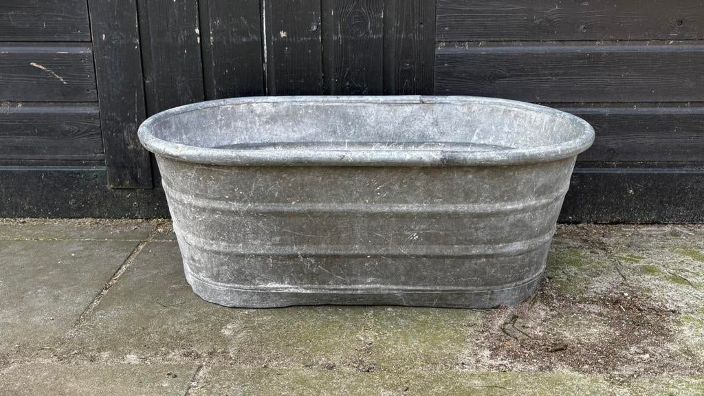 Oud zinken kinderbadje, Antiek en Kunst, Ophalen of Verzenden