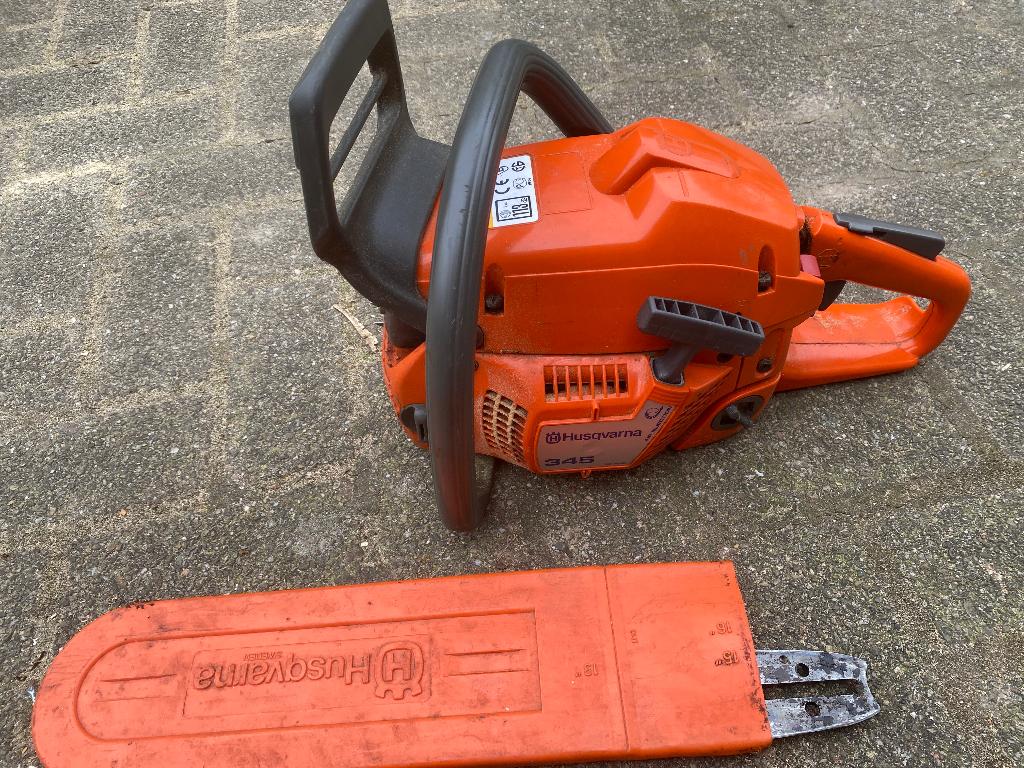 Husqvarna 345 kettingzaag defect, Ophalen, Gebruikt, Kettingzaag, 30 tot 70 mm