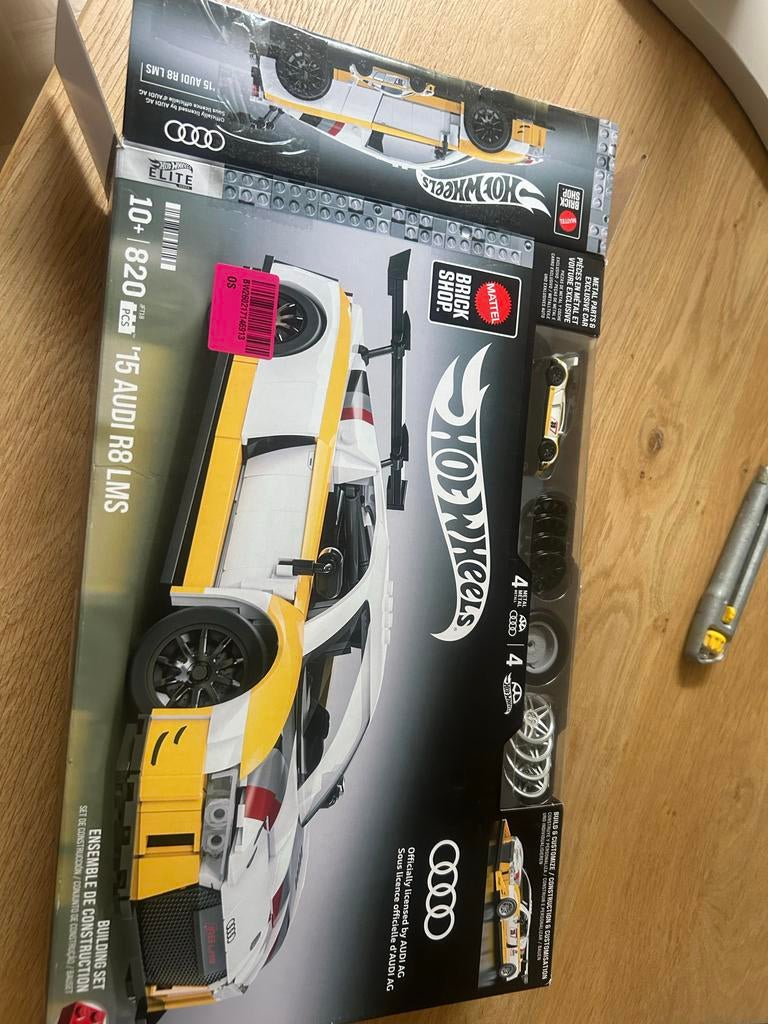 Hot Wheels LEGO Elite '15 Audi R8 LMS Bouwset, Ophalen, Nieuw, Auto, Overige merken