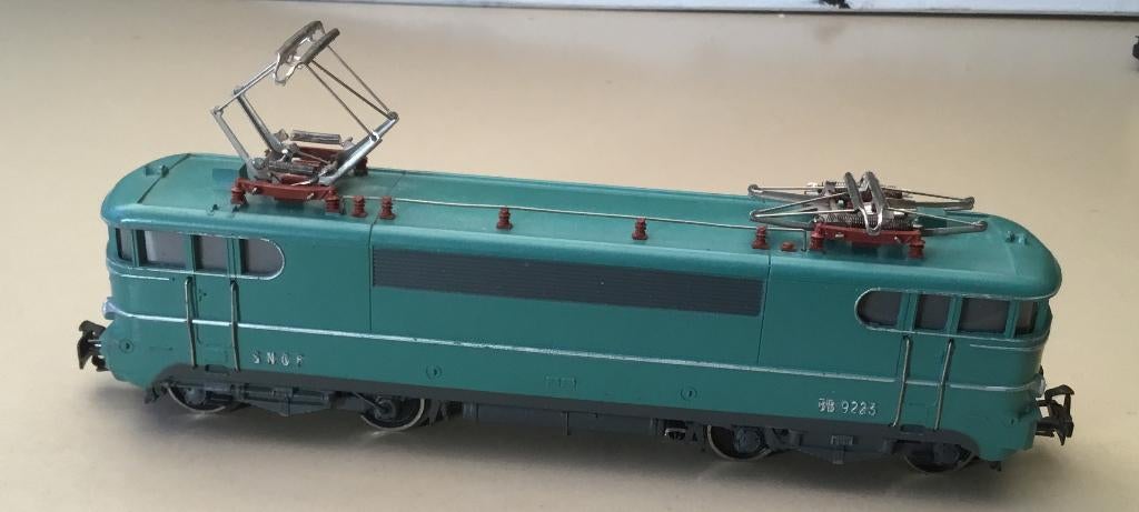 Märklin H0 # 3038 E - Lok SNCF Br: 9200 turquoise excellent, Wisselstroom, Gebruikt, Locomotief, Ophalen of Verzenden