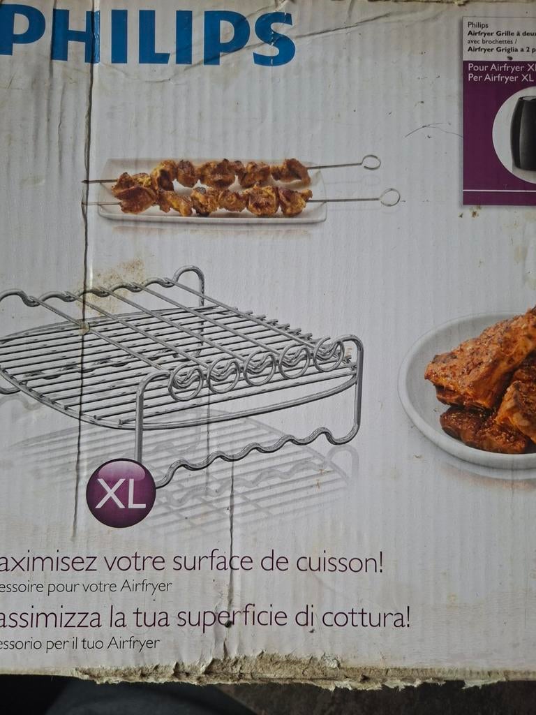 Grill rek Philips airfryer XL, Ophalen of Verzenden, Gebruikt, Airfryer XL