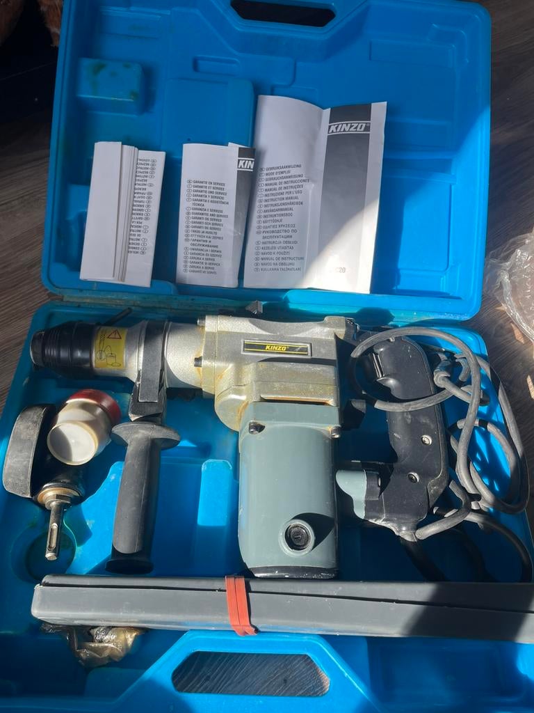 Kinzo boor, Ophalen, Gebruikt