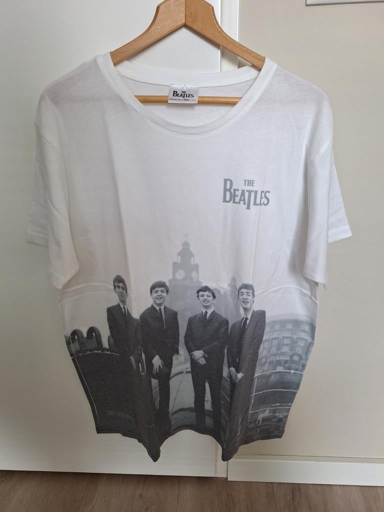 The Beatles T-shirt maat XL, The Beatles, Wit, Maat 56/58 (XL), Ophalen of Verzenden