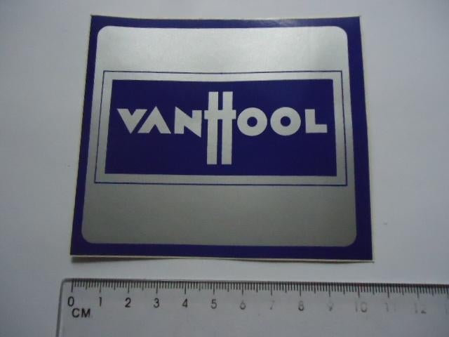 sticker oud VAN HOOL logo origineel bus touringcar autobus, Verzamelen, Verzenden, Zo goed als nieuw, Bedrijf of Vereniging