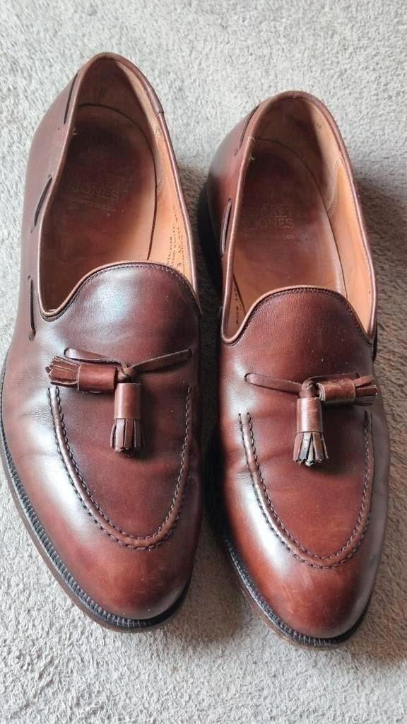 TOPSTAAT Crockett & Jones Cavendish tassel loafers, maat 45, Loafers, Bruin, Ophalen of Verzenden, Zo goed als nieuw