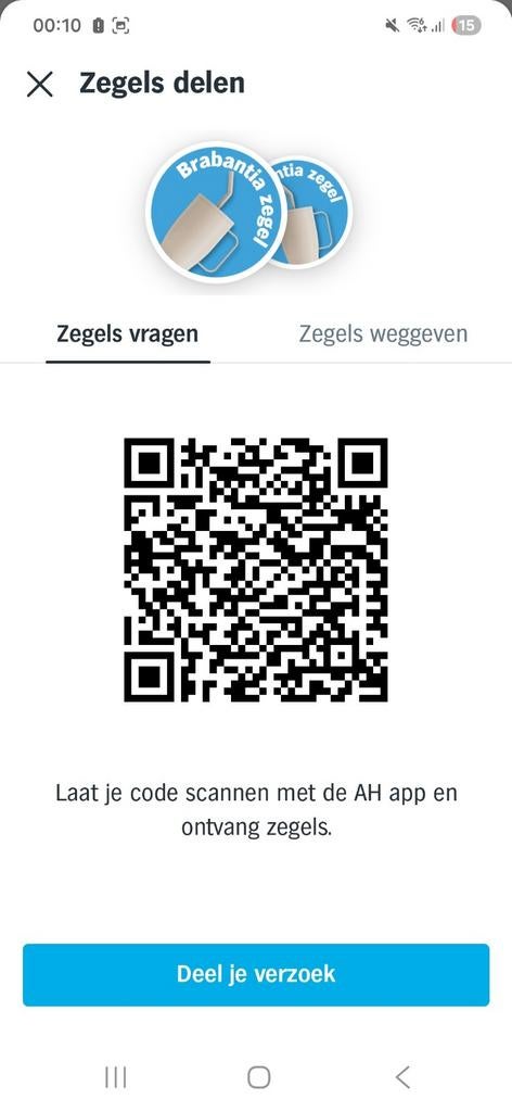 Brabantia zegels gezocht voor complete spaarkaart, Ophalen of Verzenden, Nieuw