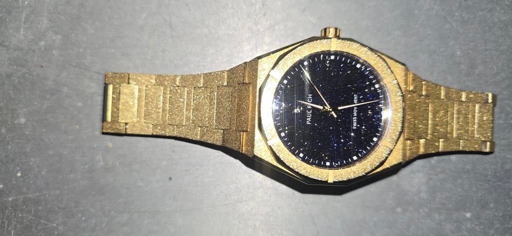 Paul Rich herenhorloge goudkleurig, Ophalen of Verzenden