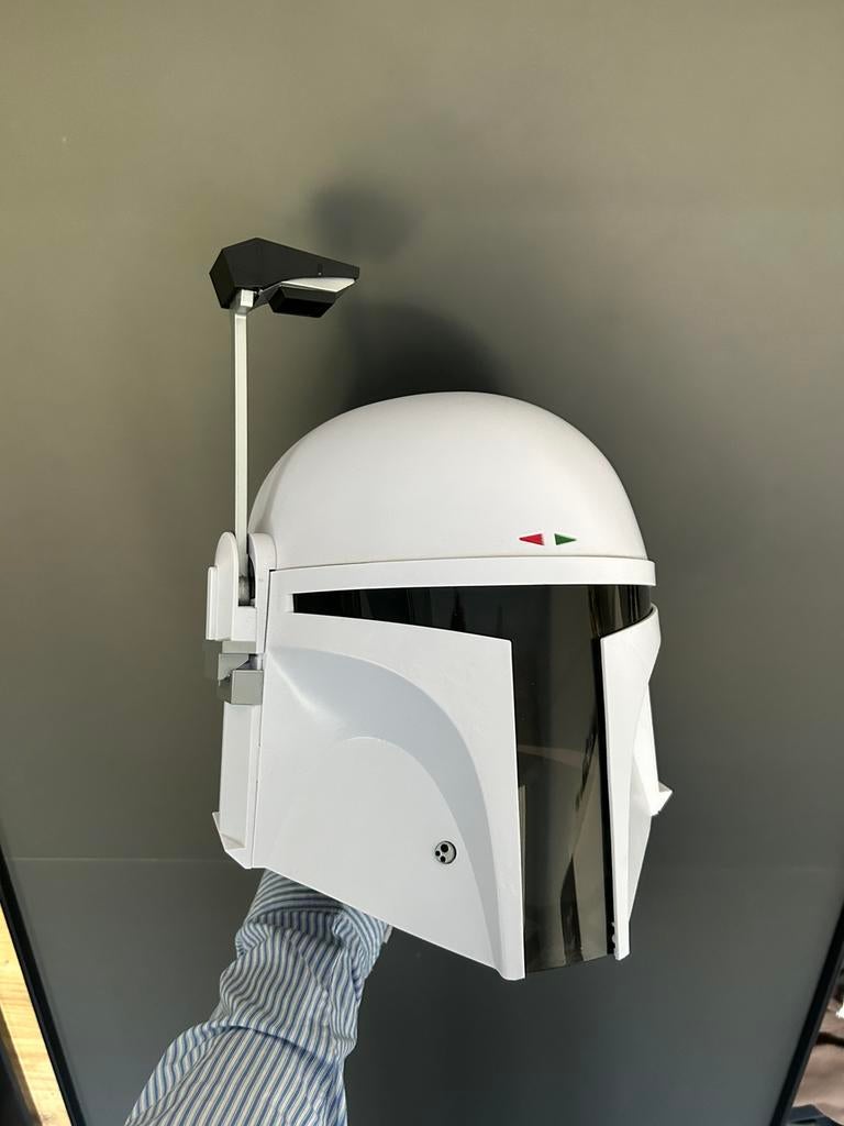 Boba fett prototype armor helmet, Verzamelen, Star Wars, Ophalen, Zo goed als nieuw, Replica