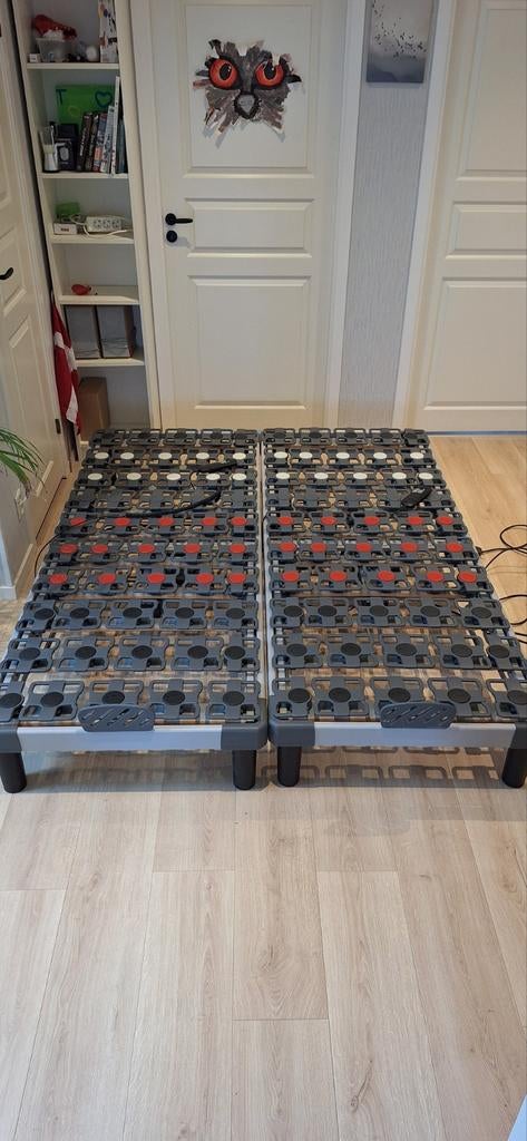 2x Tempur superflex schotelbodems, Tweepersoons, Ophalen of Verzenden, Zo goed als nieuw, 80 cm