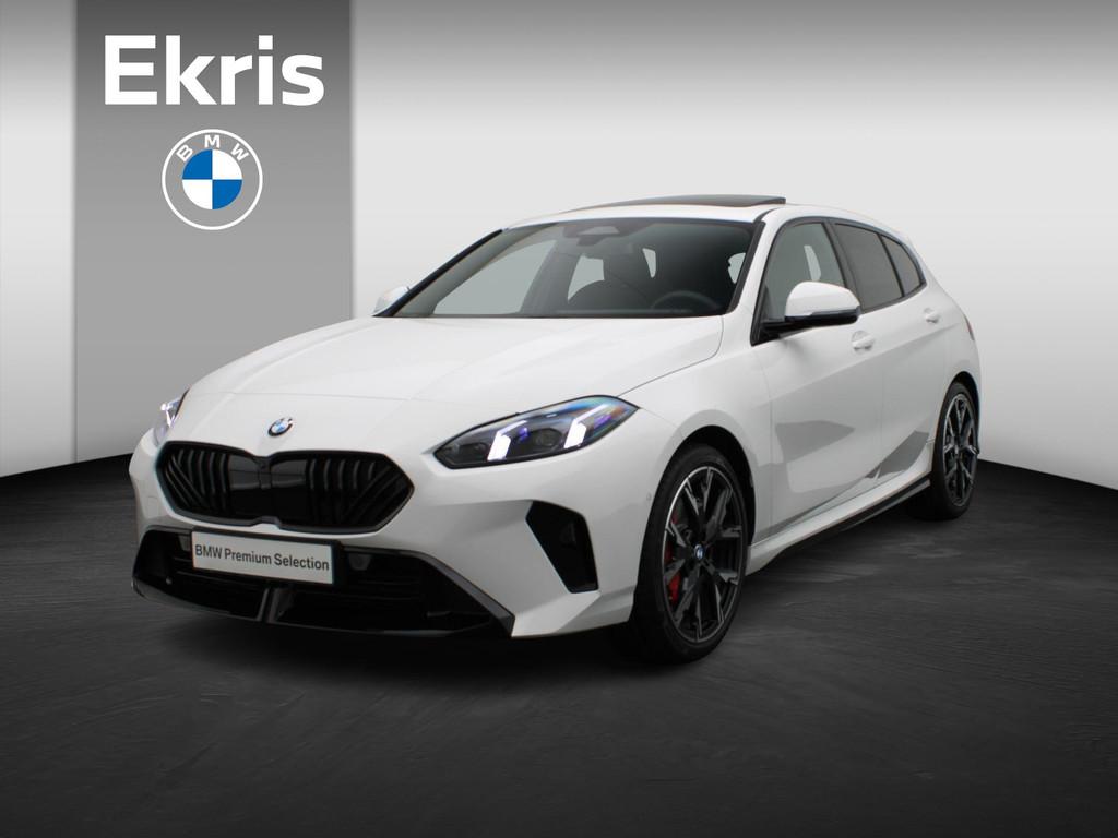 BMW 1 Serie 120 M Sportpakket Pro | Premium Pack | Stuurwiel, Stof, Met garantie (alle), Wit, Bedrijf