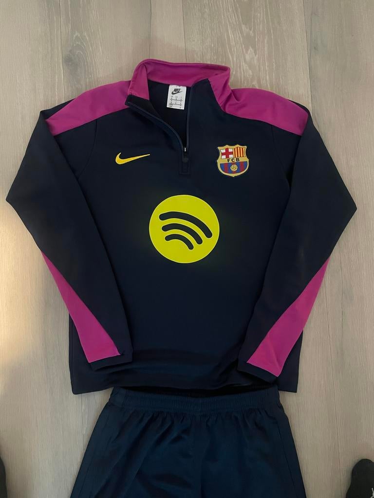 Barcelona trainingspak, Blauw, Ophalen of Verzenden, Zo goed als nieuw, Voetbal