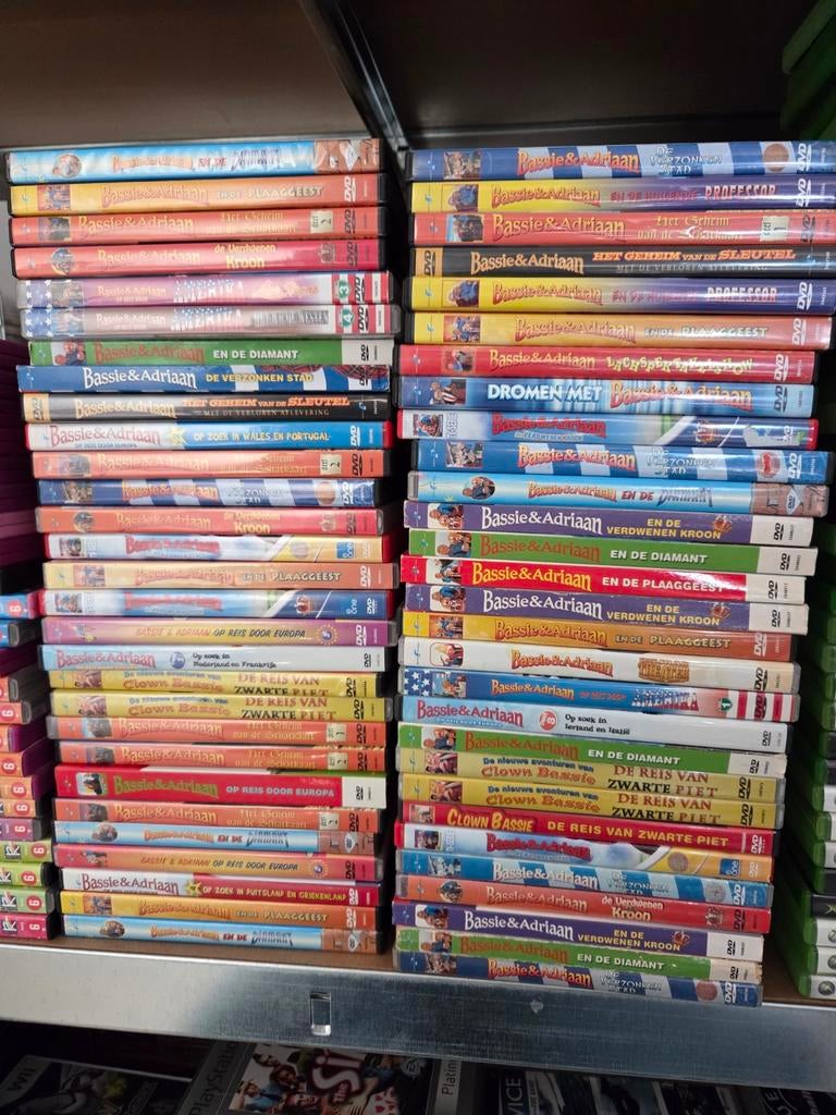 Bassie en Adriaan - Grote verzameling dvd's, Cd's en Dvd's, Dvd's | Kinderen en Jeugd, Alle leeftijden, Ophalen of Verzenden, Zo goed als nieuw