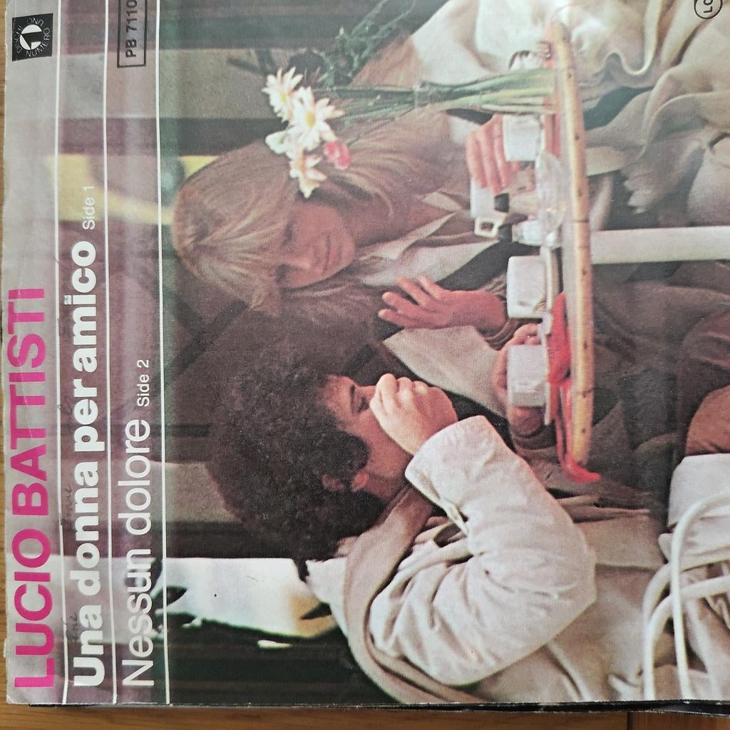 Lucio Battisti - Una donna per / Nessun dolore (Single, Cd's en Dvd's, Vinyl Singles, Gebruikt, 7 inch, Ophalen of Verzenden