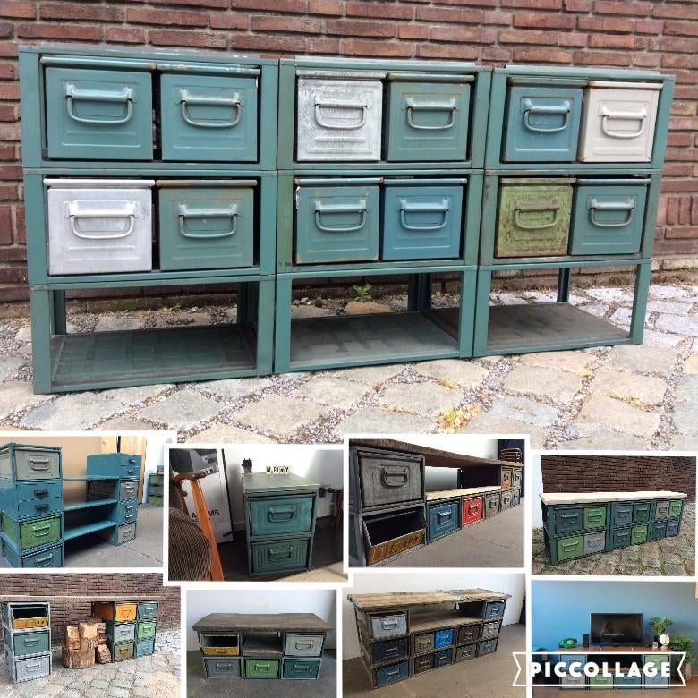 Modulaire KASTEN Stelling Stellingkast Ladekast eigen wens!!, Huis en Inrichting, Kasten | Ladekasten, Gebruikt, Ophalen of Verzenden