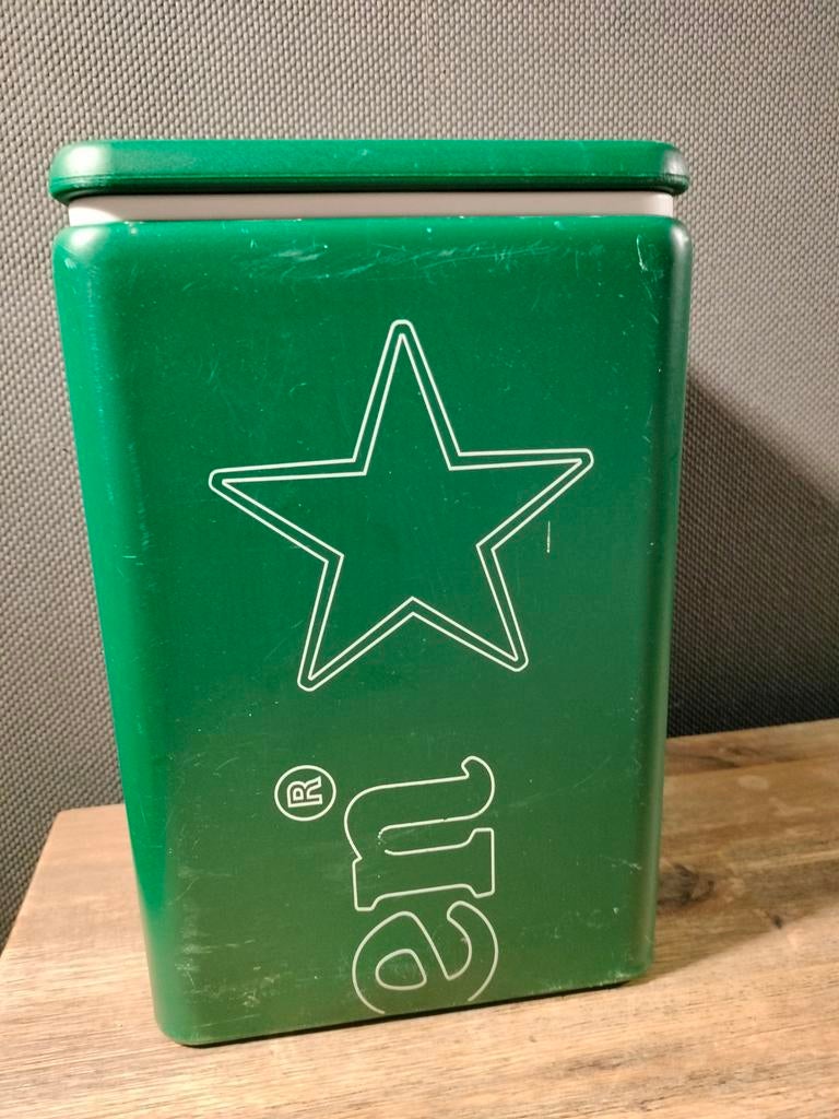 Vintage Heineken bier  mini koelbox, Ophalen of Verzenden, Gebruikt, Koelbox, Koelelement