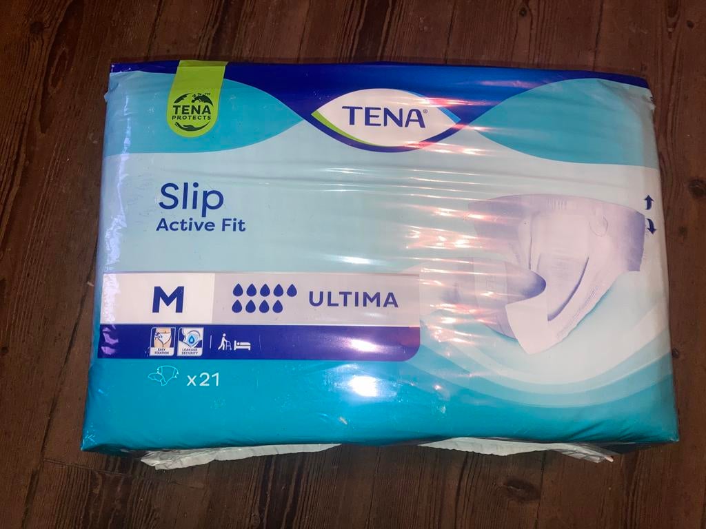 Tena slip ultima incontinentie luiers maat medium, Diversen, Verpleegmiddelen, Zo goed als nieuw, Ophalen