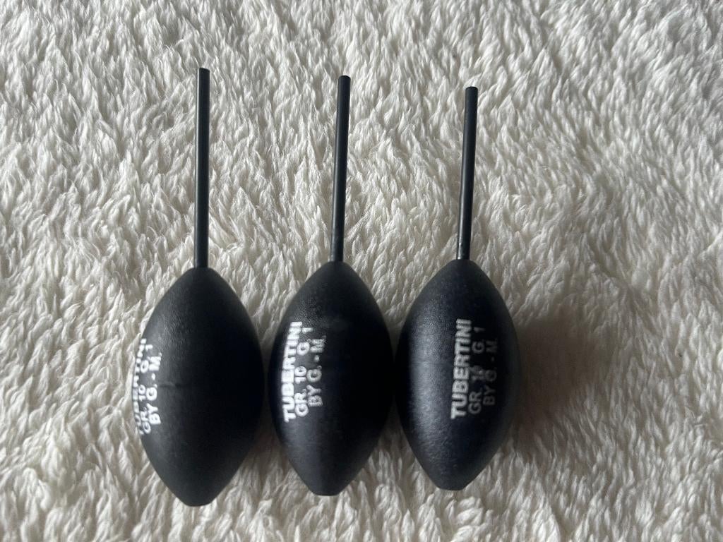 adv 354 / NIEUW set 4 sinkers TUBERTINI voor forel, Ophalen of Verzenden, Nieuw, Overige typen