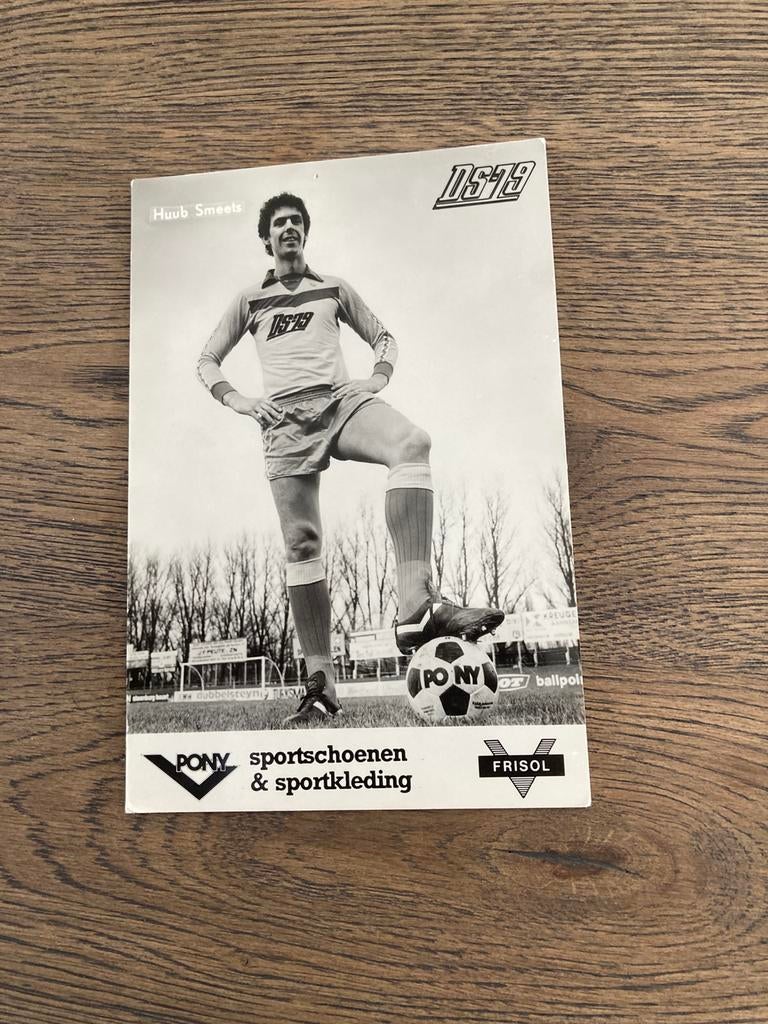 OUDE FOTO REKLAMEKAART PONY HUUB SMEETS DS’79, Verzamelen, Ophalen of Verzenden, Zo goed als nieuw, Overige binnenlandse clubs