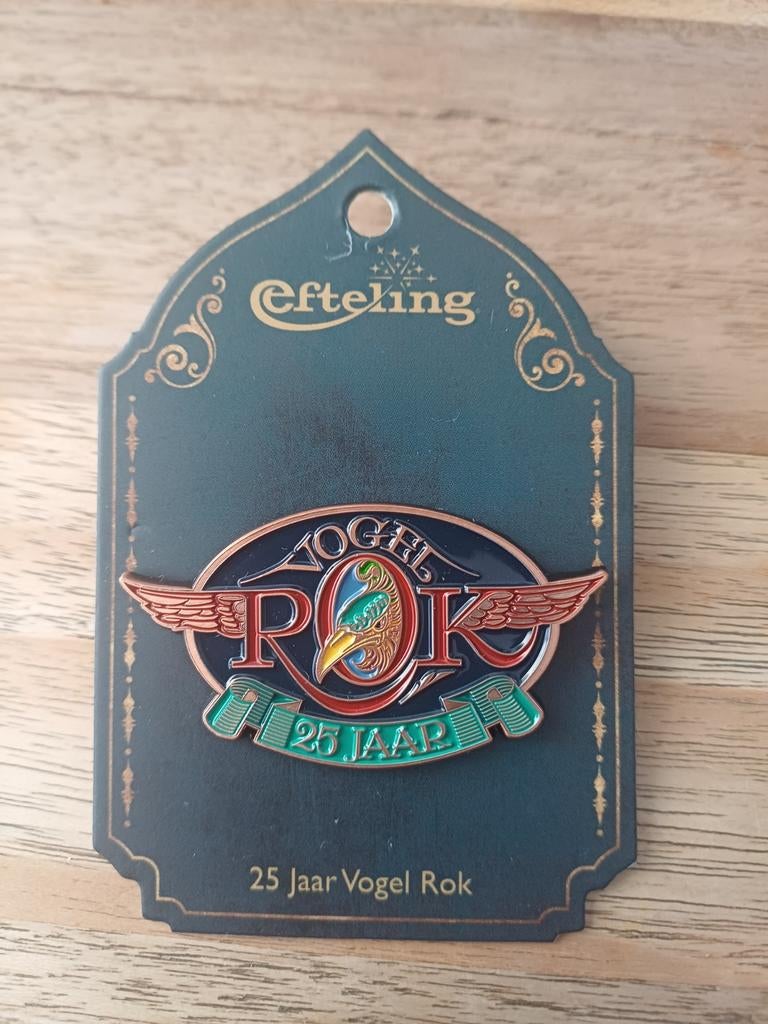 Efteling Vogel Rok 25 Jaar Pin, Ophalen of Verzenden