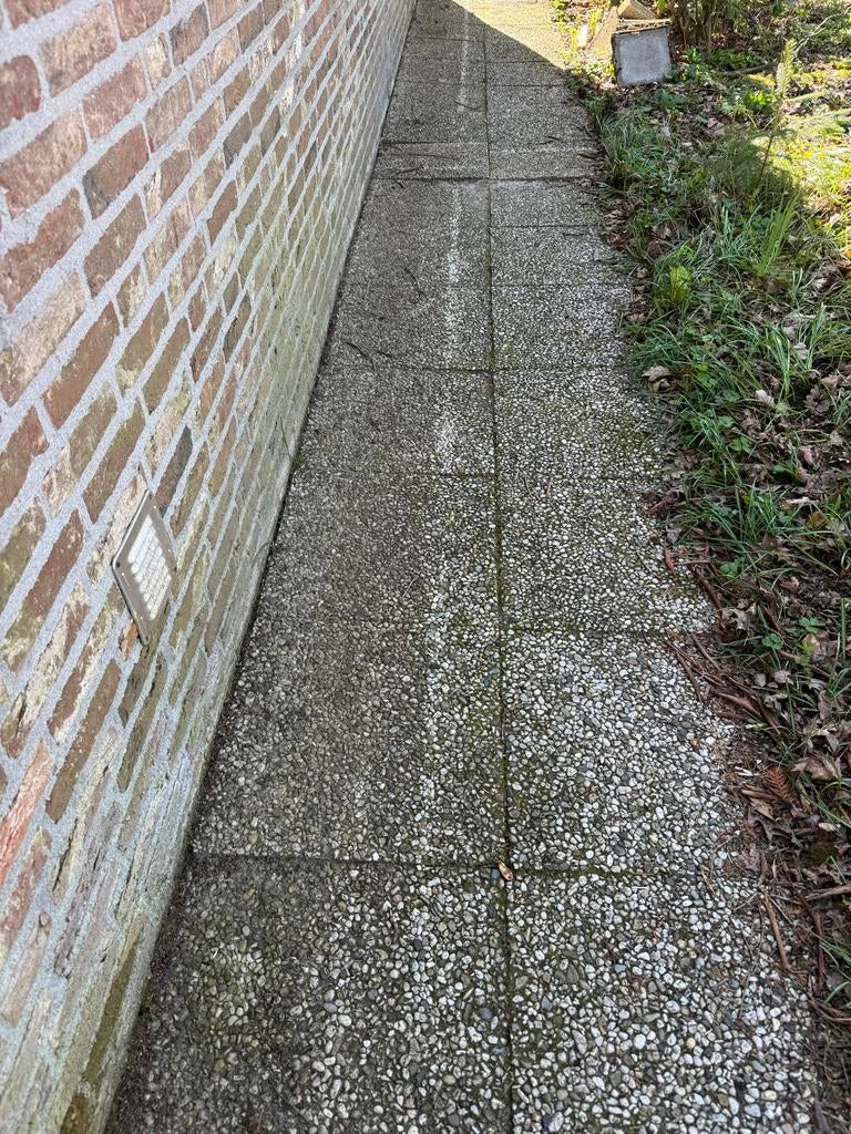 Beton grind tegels ca. 35m2, Tuin en Terras, Ophalen, Gebruikt, 10 m² of meer, Beton