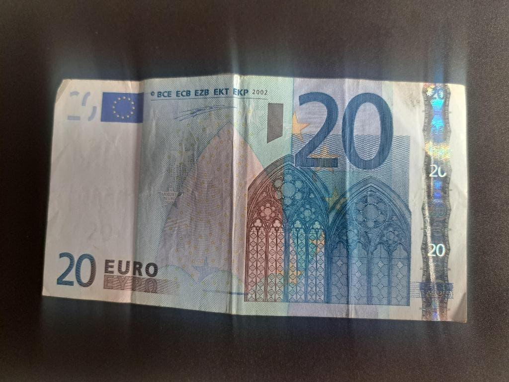 2002 Spanje 20 euro 1e serie Duisenberg printcode M002, Verzenden, Spanje, 20 euro, Los biljet