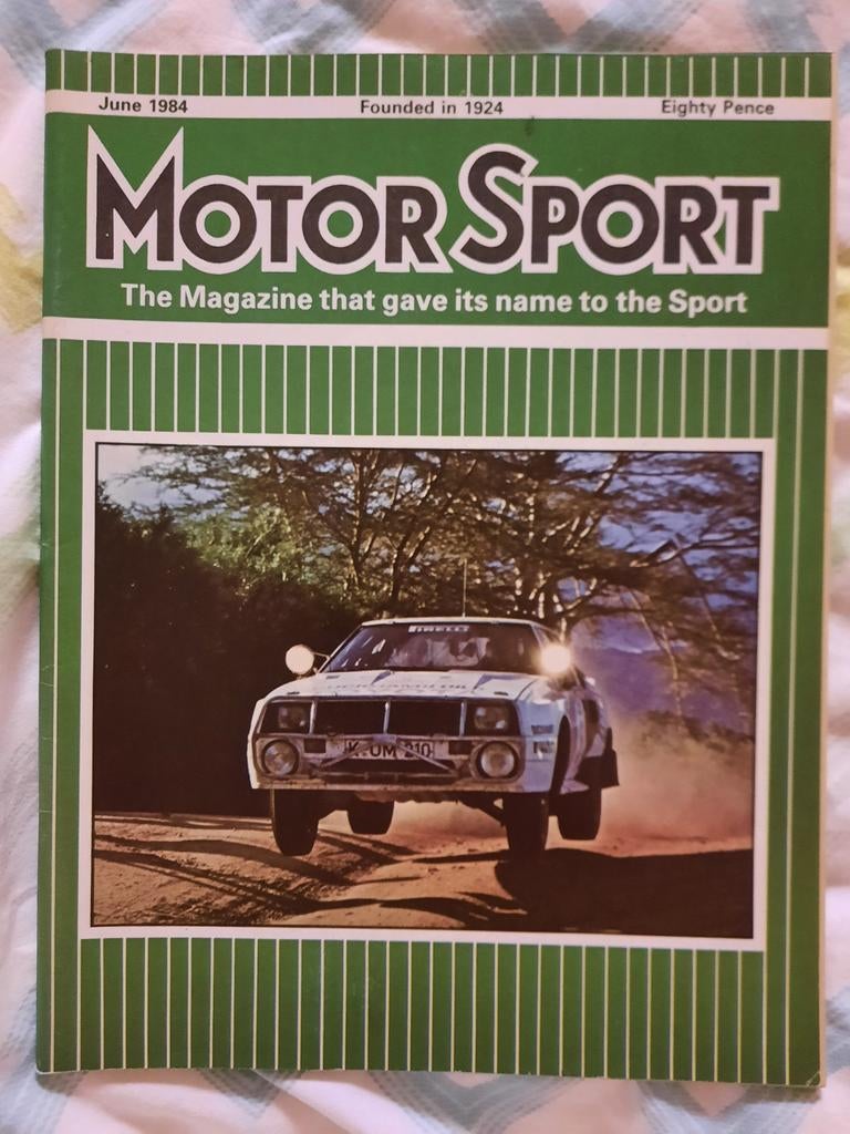Motor Sport Magazine juni 1984, Ophalen of Verzenden