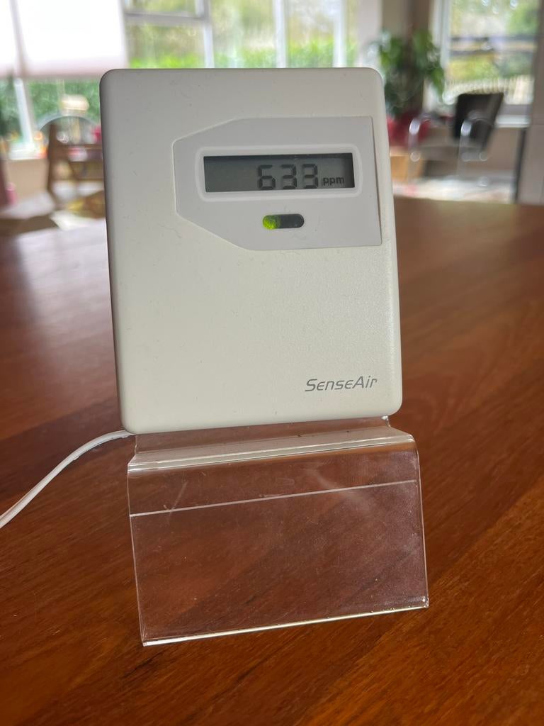 SenseAir CO2-meter - hoogwaardige luchtkwaliteitsmeter, Ophalen of Verzenden, Zo goed als nieuw, Overige meters