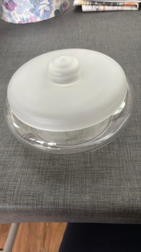 JACQUES BOON GLAZEN KOEKTROMMEL, Ophalen of Verzenden