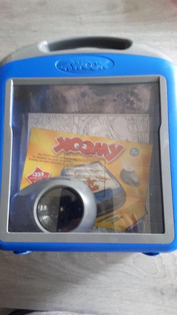 Xoomy tekenmachine blauw, Ophalen, Zo goed als nieuw