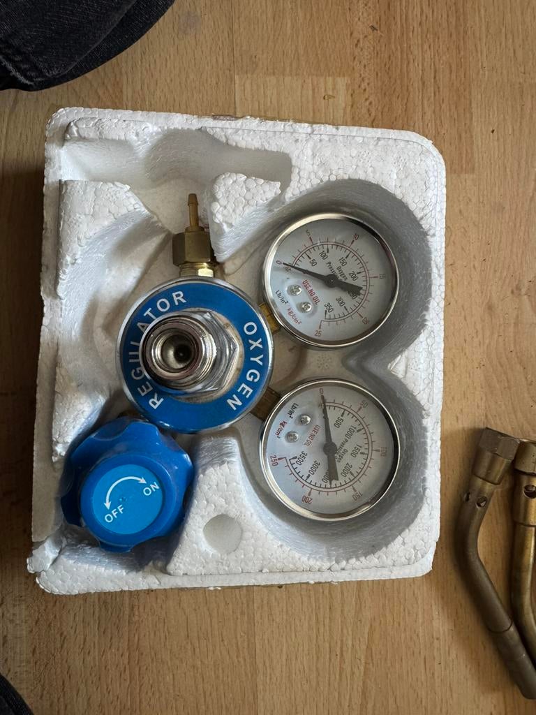 Zuurstof drukregelaar goudsmid zilversmid gereedschap, Ophalen of Verzenden, Zo goed als nieuw