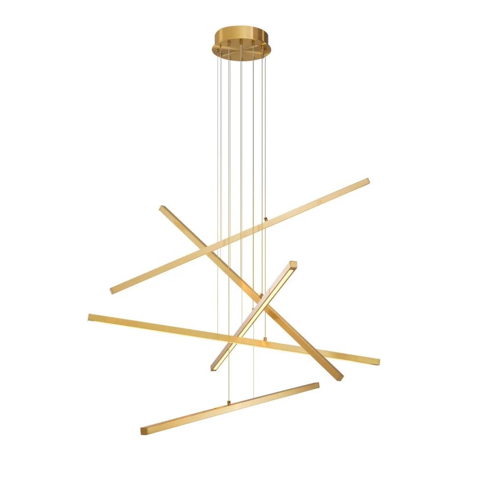Eichholtz design hanglamp Kimpton – goud – verstelbaar, Ophalen of Verzenden, Nieuw, 75 cm of meer