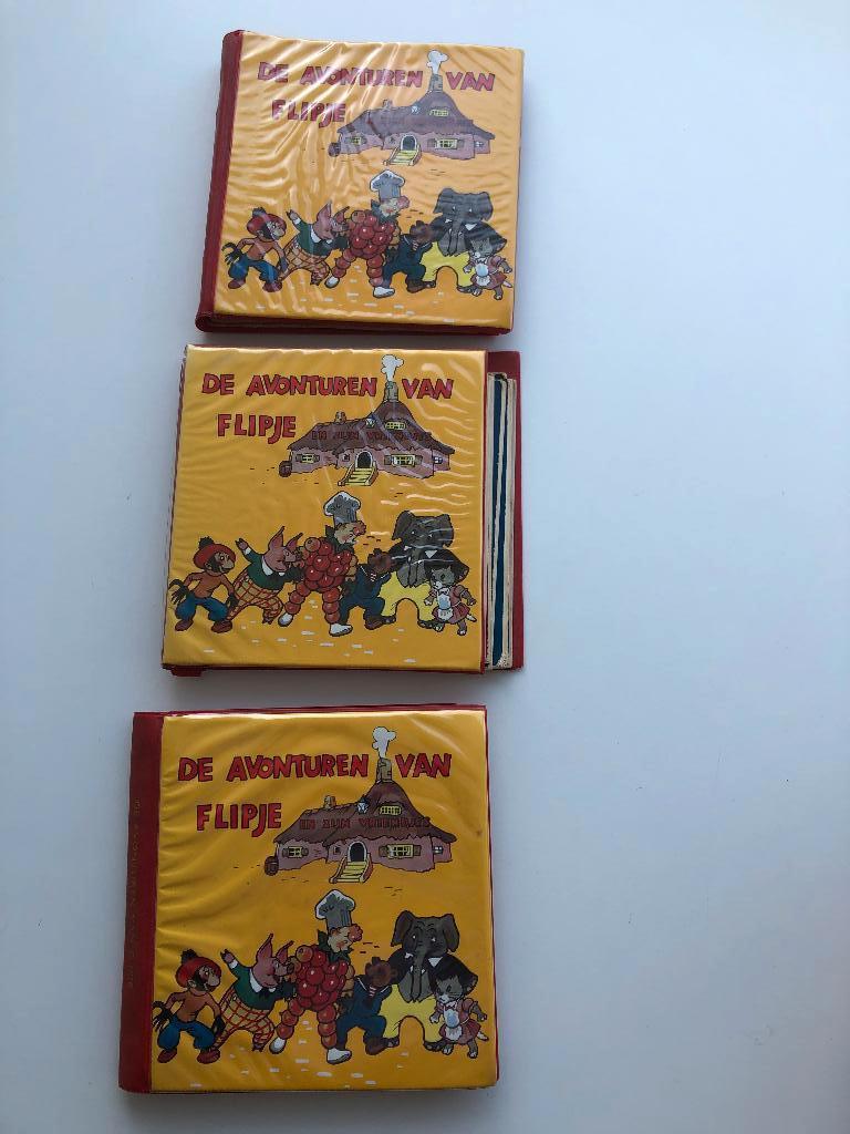 Flipje Tiel boekjes in band (3 stuks), Meerdere stripboeken, Ophalen of Verzenden, Gelezen