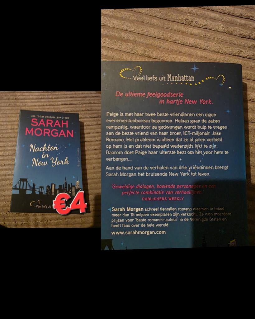 Sarah morgan Nachten in New york, Boeken, Ophalen of Verzenden, Zo goed als nieuw