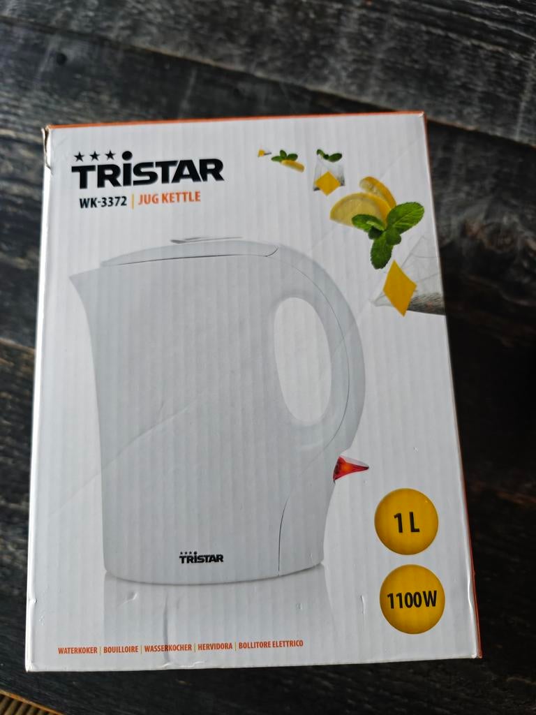 Tristar WK-3372 Waterkoker 1L, 1100W - Zo goed als nieuw, Ophalen of Verzenden