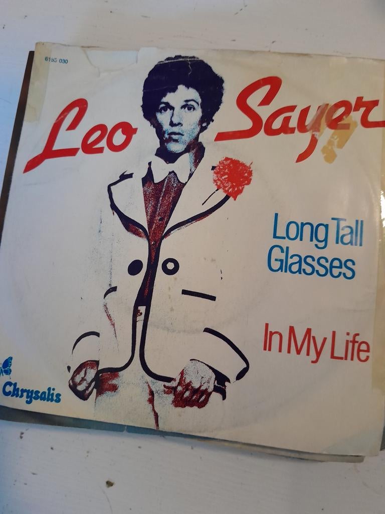 Leo sayer 7inch long tall glasses, Ophalen of Verzenden, Zo goed als nieuw, Pop