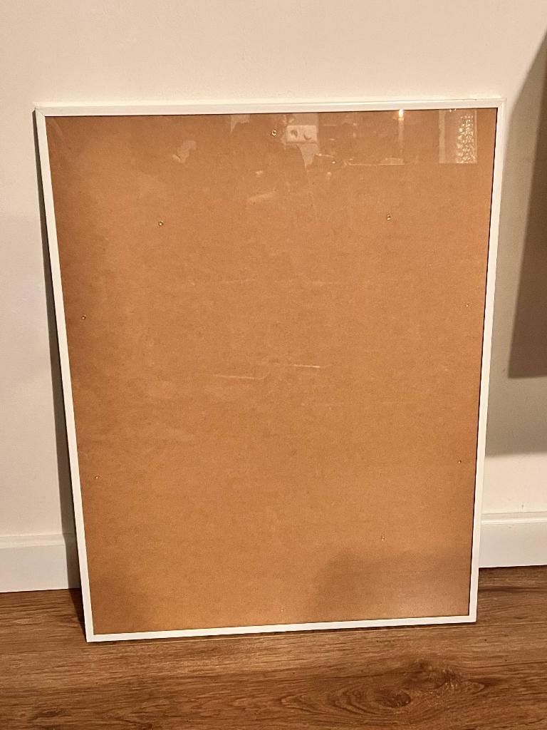 Witte wissellijst 50x65, Ophalen, Kunststof, 50 tot 75 cm, Zo goed als nieuw