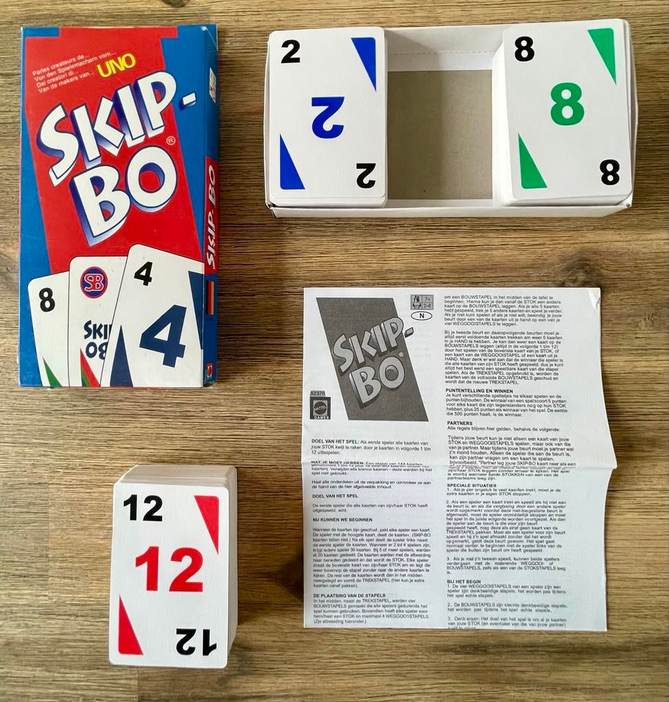 Skip-Bo kaartspel, Ophalen of Verzenden, Zo goed als nieuw