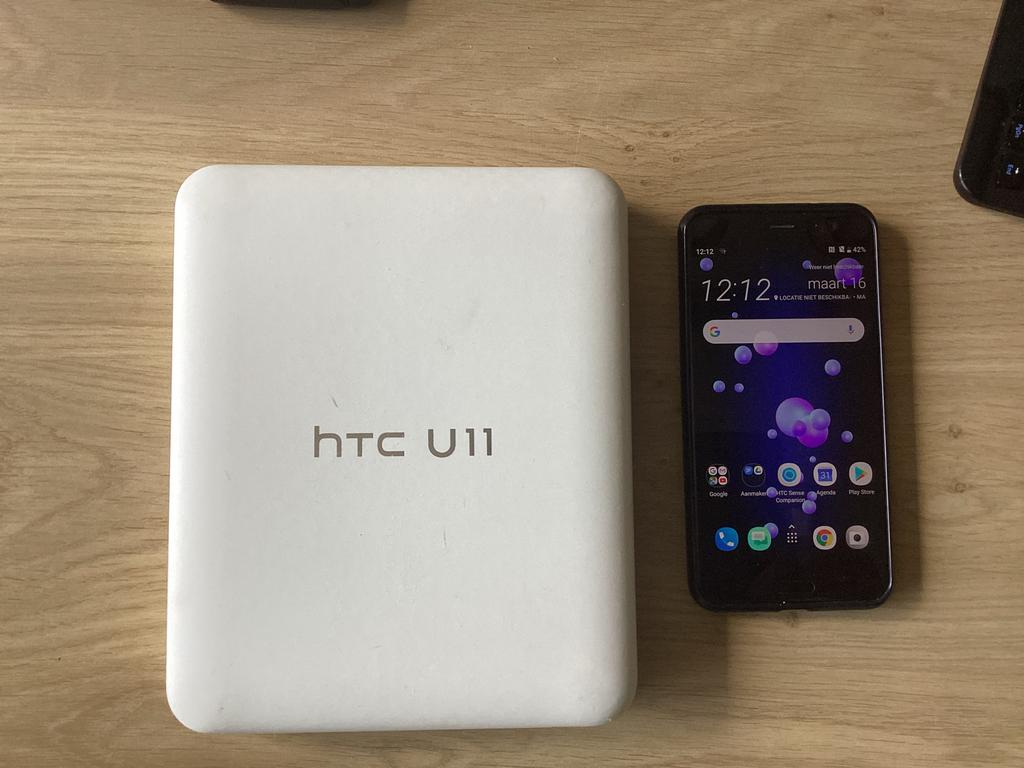 HTC U11 - weing gebruikte telfoon met originele doos, Telecommunicatie, Mobiele telefoons | HTC, Ophalen, HTC, Zwart, Zo goed als nieuw