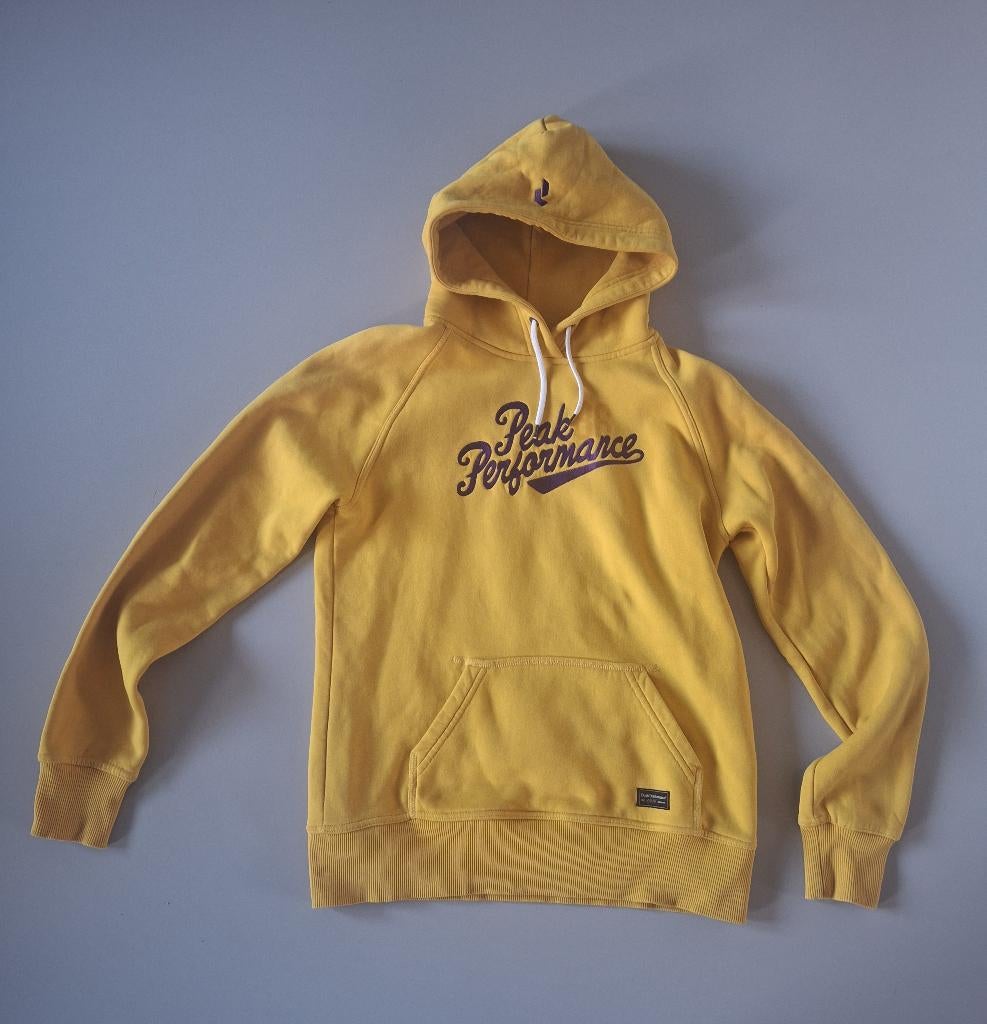 Peak Performance capuchontrui, Geel, Maat 42/44 (L), Peak Performance, Ophalen of Verzenden