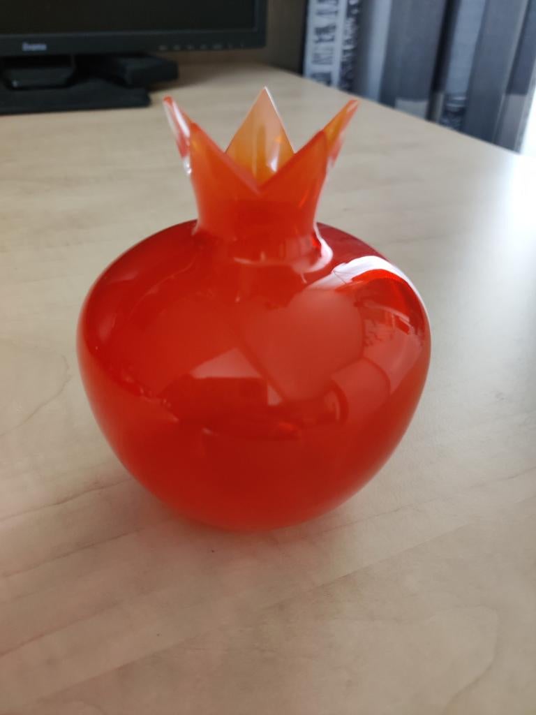 Oranje vaasje Leerdam, Ophalen of Verzenden