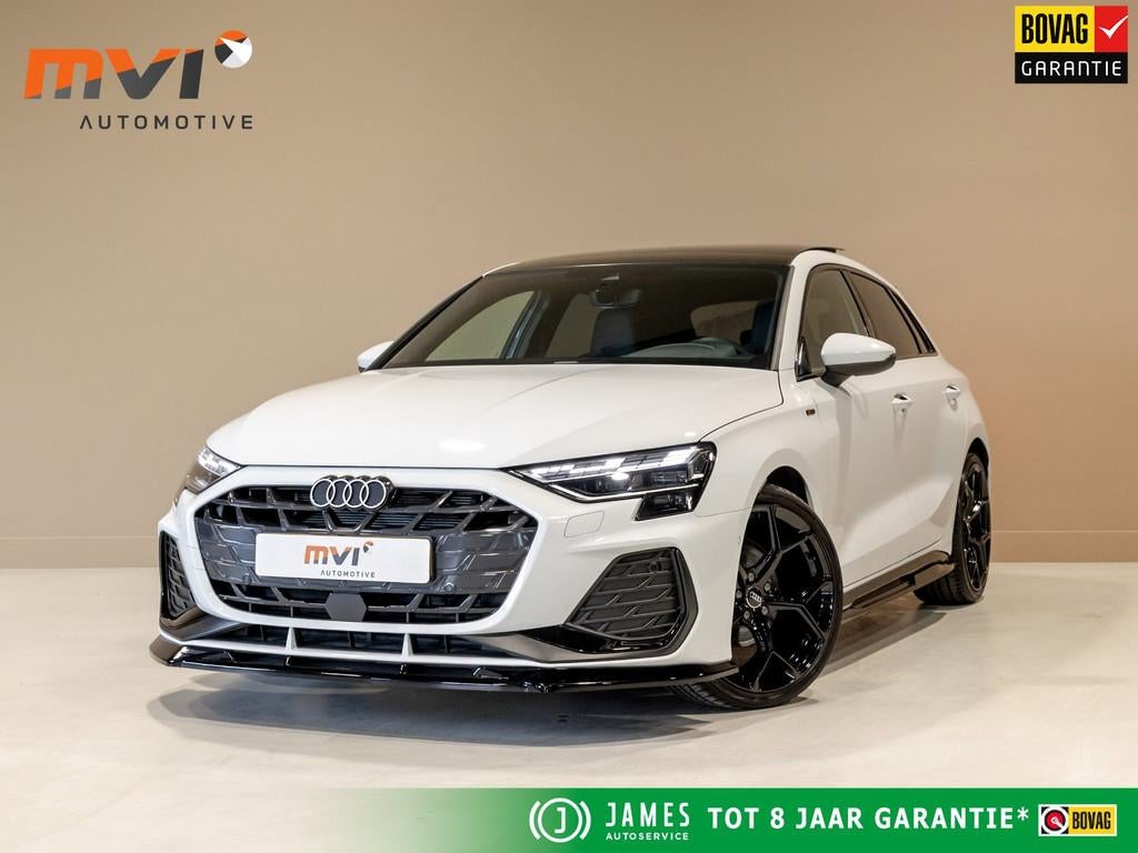 Audi A3 Sportback 35 TFSI 2x S-Line edition / 150pk / Maxton, 1300 kg, 4 cilinders, Leder en Stof, Wit