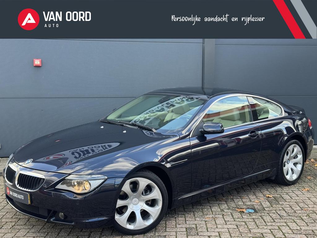 BMW 6-serie 630i / Youngtimer / Leder / Pano / PDC, Auto's, BMW, Automaat, Gebruikt, Beige, 258 pk