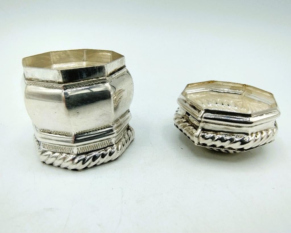 Zilveren lodereindoosje, vd Meulen, Joure, 1970, Verzenden, Zilver
